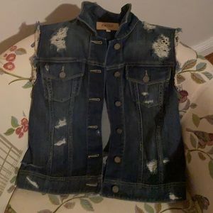 Paige denim vest